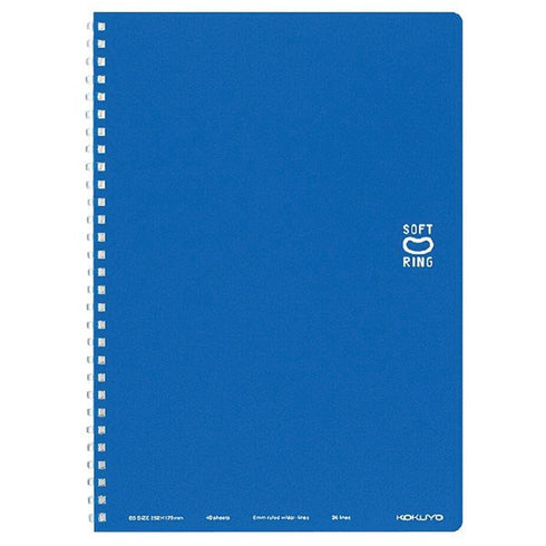 Kokuyo B5 Soft Ring GREEN Notebook Dotted Line 6mm Rule | 40 Sheets SV301