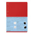 Stalogy A5 RED Editor's Series 1/2 Year Half Year DOT GRID Notebook Bullet Journal Bujo | S4152 96 Sheets 192 Pages