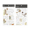 MU Lifestyle Print-On Stickers Rub-On Stickers Transfer Stickers Translucent Stickers 162 | Handwriting Cursive Love Notes Vintage Paper