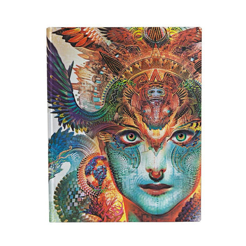 PAPERBLANKS 7" X 9" DHARMA DRAGON Dot Grid Notebook Planner Journal Bullet Journal Bujo | 100 gsm 240 Pages