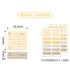 PAPERIAN ROUND Mix SEA Color Palette Stickers Round Stickers Color Coordinated Sticker | M9