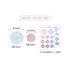 PAPERIAN MESSAGE ORANGE Color Palette Stickers Square Stickers Rectangle Stickers Budgeting Stickers Color Coordinated Sticker | M1
