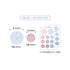 PAPERIAN MESSAGE GREEN Color Palette Stickers Square Stickers Rectangle Stickers Budgeting Stickers Color Coordinated Sticker | M1