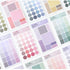 PAPERIAN SQUARE GREEN Color Palette Stickers Blank Stickers Color Coordinated Sticker | S4