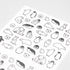 Midori Seal Collection Chat SEA CREATURES Stickers Planner Stickers Black & White Stickers Penguin Seal Polar Bear Stickers | 2555