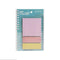 Kokuyo 2Way PINK Sticky Pads Loose Leaf Smart Ring Binder Spiral Notebook with Ruler Index Sticky Notes Planner Sticky | 20 Sheets WSG-RUT41