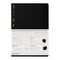 Stalogy A5 BLACK Editor's Series 365Days BLANK Plain Notebook Bullet Journal Bujo | S4139 184 Sheets 368 Pages