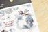 MU Lifestyle Print-On Stickers Rub-On Stickers Transfer Stickers Translucent Stickers 125 | Insects Globe Flowers