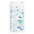 Midori Seal Collection YELLOW Color Series Planner Stickers Movable Stickers Notebook Stickers Coordinating Stickers | 2559 Yellow