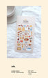Suatelier Sonia PVC GOOD MORNING Transparent Stickers Getting Ready Stickers Breakfast Stickers Egg Stickers Toast Stickers | 1123