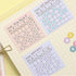 PAPERIAN MESSAGE ORANGE Color Palette Stickers Square Stickers Rectangle Stickers Budgeting Stickers Color Coordinated Sticker | M1