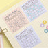 PAPERIAN ROUND Mix SEA Color Palette Stickers Round Stickers Color Coordinated Sticker | M9