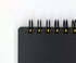 Maruman Mnemosyne A5 BLANK Inspiration Notebook 80 gsm A5 Landscape Spiral Notebook Maruman A5 Landscape Notebook | 70 Pages N183A