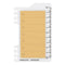 Kokuyo 2Way KRAFT CHECKLIST Sticky Pads Loose Leaf Smart Ring Binder Spiral Notebook Ruler Index Sticky Notes | 40 Sheets WSG-RUS44