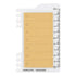 Kokuyo 2Way KRAFT CHECKLIST Sticky Pads Loose Leaf Smart Ring Binder Spiral Notebook Ruler Index Sticky Notes | 40 Sheets WSG-RUS44