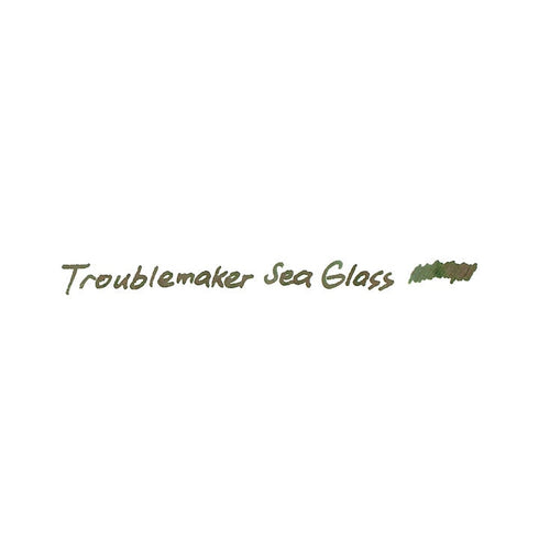TROUBLEMAKER Ink SEA Glass SHADING Fountain Pen Ink Handmade Dip Pen Ink Hand Crafted Bottle Ink | 60ml