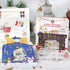 BGM Premium Die-Cut Flake Stickers Holiday Ornaments Holiday Wreath Christmas Mantle | FGLC008