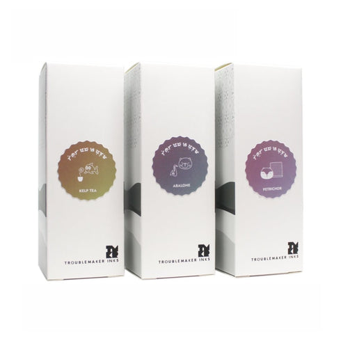 TROUBLEMAKER Ink Sinulog BLACK Fountain Pen Ink Handmade Dip Pen Ink Hand Crafted Bottle Ink | 60ml