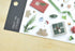 MU Lifestyle HOLIDAY CHRISTMAS Print-On Stickers Rub-On Stickers Transfer Stickers Translucent Stickers 1009 | Holiday Gifts Wrapping Paper