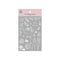 MU Lifestyle HOLIDAY CHRISTMAS Print-On Stickers Rub-On Stickers Transfer Stickers Silver Foil Stickers 01 | Merry Christmas Wildlife