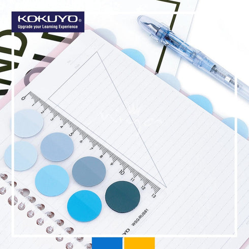 Kokuyo 2Way BLUE Index Dots For Kokuyo Smart Ring Binder Index Tabs 2Way Accessories | WSG-RUS61