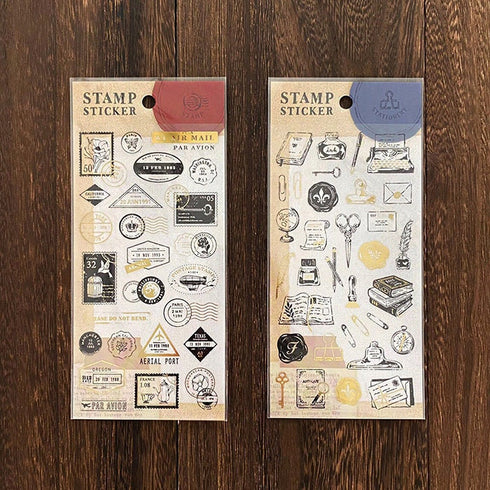 Mind Wave Seals STATIONERY STAMP Vintage Stationery Retro Stationery Ephemera Stamps Fountain Pen Ink Bottle Stickers Seals Bujo | 80880