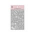 MU Lifestyle HOLIDAY CHRISTMAS Print-On Stickers Rub-On Stickers Transfer Stickers Silver Foil Stickers 01 | Merry Christmas Wildlife