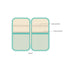 PAPERIAN DRAWER POUCH Pen Case Pencil Case Zippered Case Storage Case Durable Pen Case Vegan Leather Fabric | 115 X 210 X 20mm