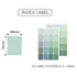 PAPERIAN PURPLE INDEX Color Palette Stickers Tabs Stickers Blank Stickers Index Tabs Stickers Color Coordinated Sticker | I01