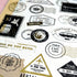 Mind Wave Seals COFFEE STAMP Stickers Vintage Coffee Retro Coffee Ephemera Stamps Coffee Stickers Seals Bujo | 80881