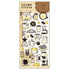 Mind Wave Seals WORD STAMP Stickers Vintage Phrases Retro Sayings Ephemera Stamps Word Stickers Seals Bujo | 80882