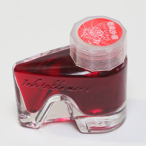BUNGUBOX Japan LYCORIS RED Sheening Fountain Pen Ink Dip Pen Ink Bottle Ink | 30ml