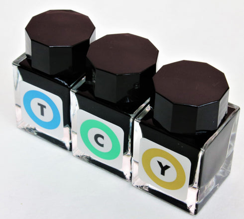 BUNGUBOX Japan TOKYO METRO Color Set Sheening Fountain Pen Ink Dip Pen Ink Bottle Ink | 9 - 20ml Bottles