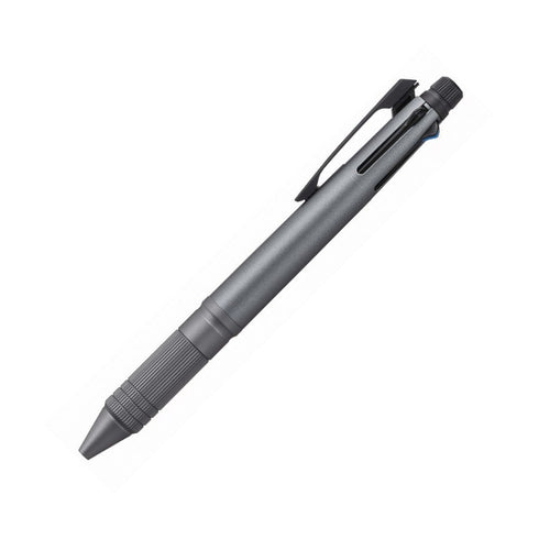 Uni Jetstream ICE SILVER 0.5mm 4&1 Metal 4 Color 0.5 mm Ballpoint Multi Pen Pencil Available Pen Body Knock Multi Body | MSXE5200A