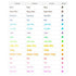 Uni Style Fit Signo 0.38mm Gel Multi Pen Refill Gel Pen Refill 16 Colors | UMR-109-38