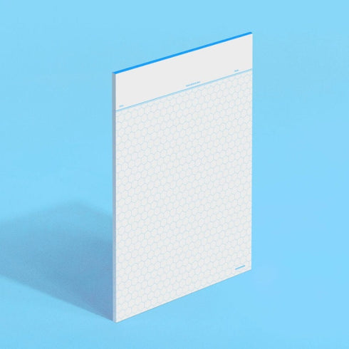 MoteMote B5 GRID Retro YELLOW 100gsm Note Paper Squared | 40 Sheets