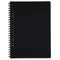 Kokuyo A5 Soft Ring BUSINESS Series BLACK 6mm Dotted Line Notebook Sustainable Notebook | 70 Sheets SV437B