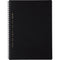 Kokuyo B5 Soft Ring BUSINESS Series BLACK 6mm Dotted Ruled Notebook Eco Friendly Notebook | 70 Sheets SV407B
