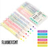 Dianshi RETRACTABLE RETRO Color Highlighter Set Refillable Highlighter Set Eco Conscious Four Series Six Pen Set 24 Colors | DS-805S