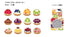 TART | Bande Washi Tape Masking Tape Sticker Roll BDA605 200 Stickers