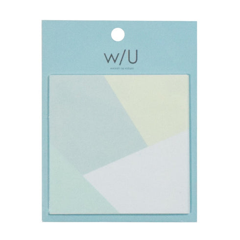 Nakabayashi WISTERIA Watashi No Sobani W/U Series Transparent Sticky Note Translucent Sticky Notes Vellum Sticky Notes | WU-FSTL 20 Sheets