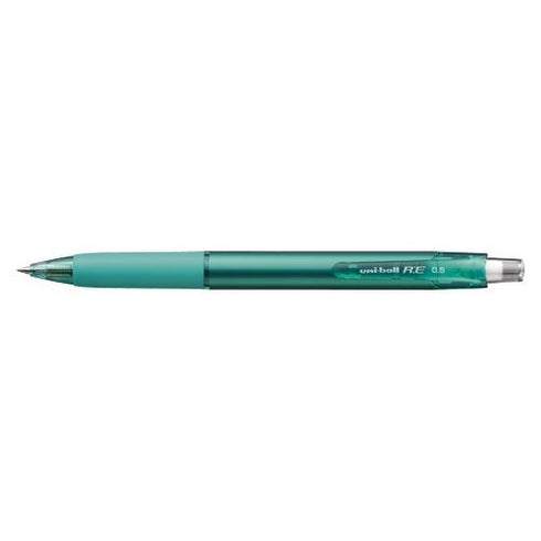 Uni-ball R:E OFF BLACK Ink Erasable Gel Pen 0.5mm Gel Pen Removable Gel Pen Green Body | URN-180-05