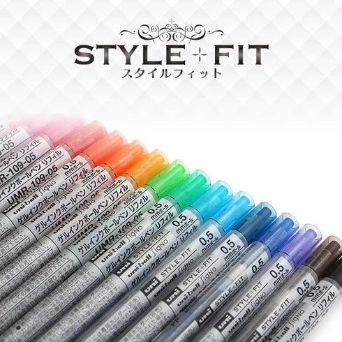 Uni Style Fit Signo 0.5mm PENCIL Multi Pen Refill PENCIL Refill 16 Colors | MXR-189