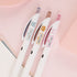 Kokuyo Vividry BUNGO & NEKO Limited Edition Three Pen Set Retractable Gel Pen Color Ink | WSG-PR2M302-3S
