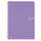 Kokuyo B6 Soft Ring B6 VIOLET Notebook Dotted Line 6mm Rule | SV348BT 80 Sheets