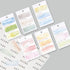 Scene LOVE Watercolor Translucent Sticky Notes Transparent Sticky Notes Vellum Sticky Notes | 60 Notes K-SCE-1