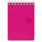 Kokuyo A7 PINK Soft Ring Notebook 6mm Dotted Ruled Line Mini Type Reporter Style Notebook Flip Up Notebook | 80 Sheets SV378BT