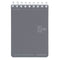 Kokuyo A7 GRAY Soft Ring Notebook 6mm Dotted Ruled Line Mini Type Reporter Style Notebook Flip Up Notebook | 80 Sheets SV378BT