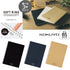 Kokuyo B5 Soft Ring NATURAL Series BLACK Notebook Dotted Line 7mm Rule Eco Friendly Notebook Sustainable Notebook | 80 Sheets SV608A