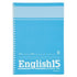 Kokuyo B5 Soft Ring English 15 Learning Notebook English Learning Notebook English Teaching Notebook 15 Step 3mm Rule | 40 Sheets S800